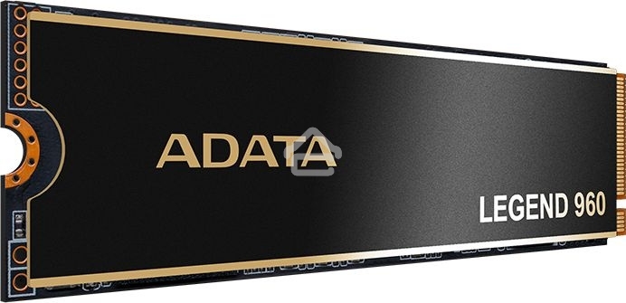 Накопитель SSD ADATA LEGEND 960, 1Tb, PCIe 4.0 x4, M.2 2280, NVMe, R/W 7400/6000, с радиатором
