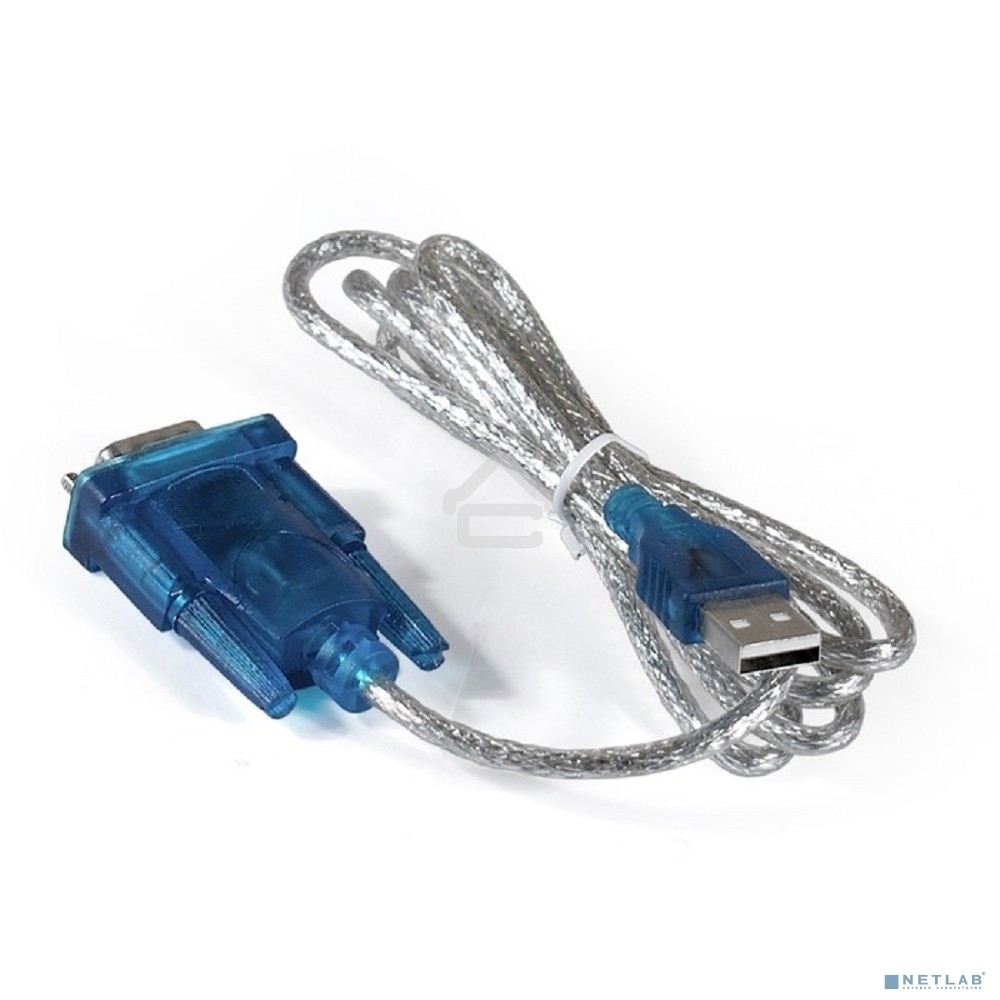 Кабель-адаптер ExeGate EX284951RUS USB 2.0-RS232 ExeGate EX-UAS-1.2 (Am/DB9M, 1,2м, крепеж разъема - винты)