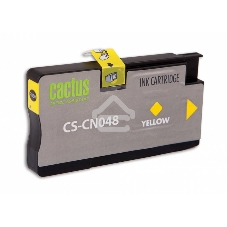 Картридж струйный Cactus CS-CN048 №951XL желтый (26 мл) для HP OfficeJet 251dw Pro, 276dw Pro, 8100 Pro, 8100e, 8600 Pro (N911a), 8600 Pro Plus (N911g), 8610 Pro (A7F64A), 8615 Pro, 8616 Pro, 8620 Pro