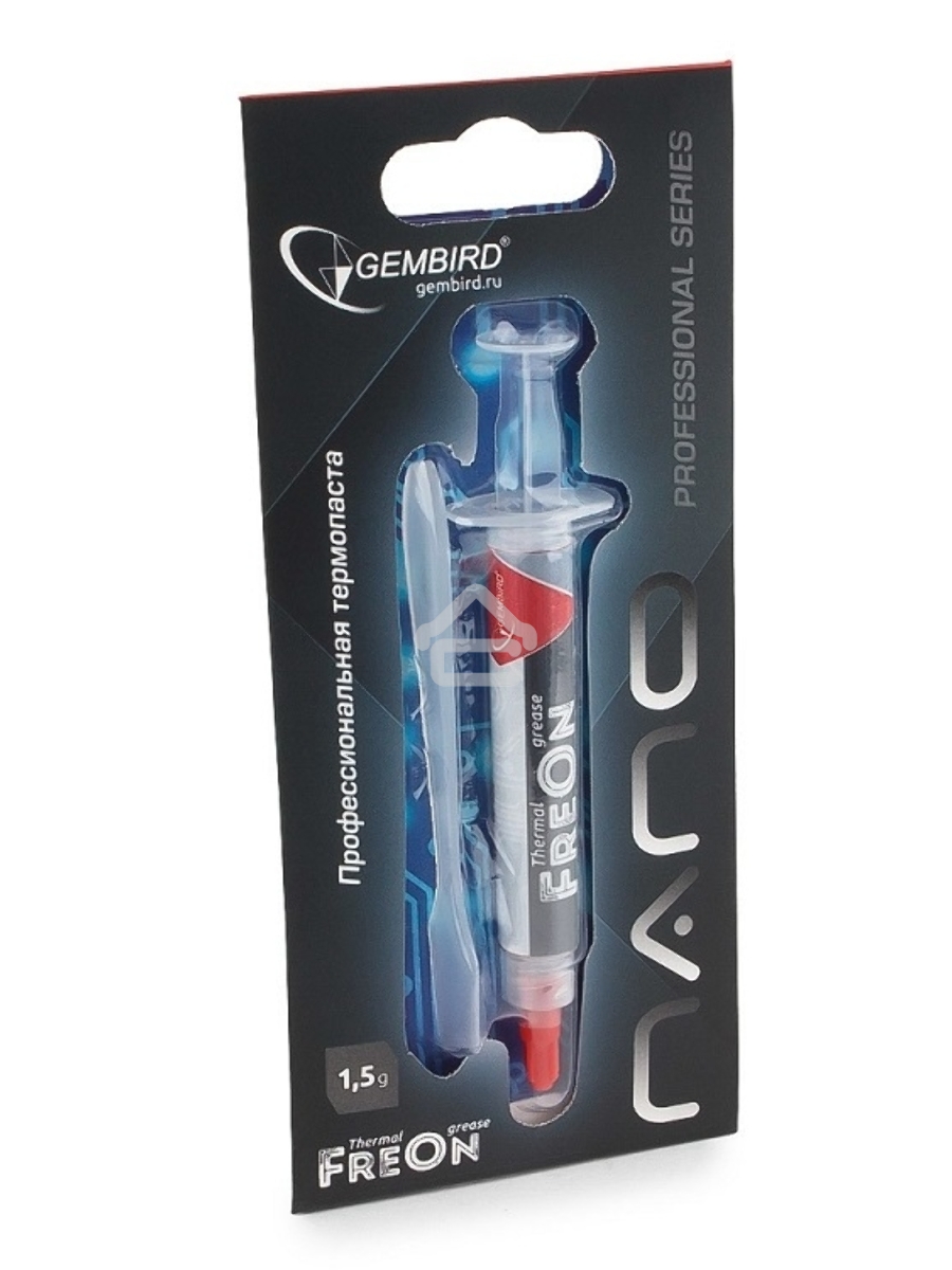 Термо паста Gembird FreOn Nano GF-31-1.5 для радиаторов, 1,5гр, шприц