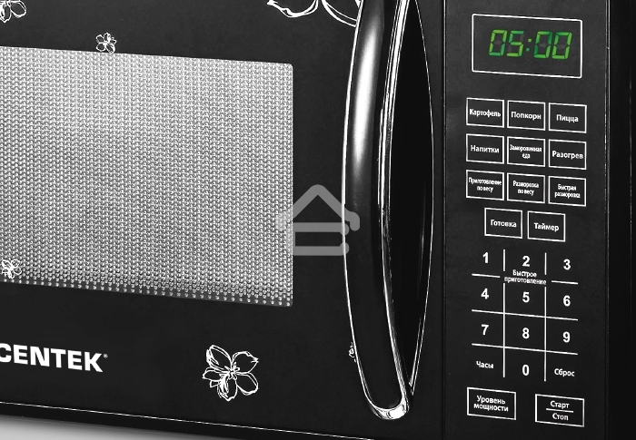 Микроволновая печь Centek CT-1579 черный, 20 л, 700 Вт, сенсор