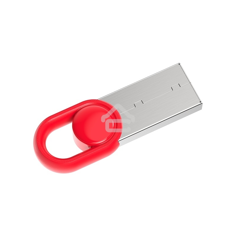 Флешка USB Netac UM2 (NT03UM2N-128G-32RE), 128Gb, USB 3.0, R/W 130/50, серебристый/красный