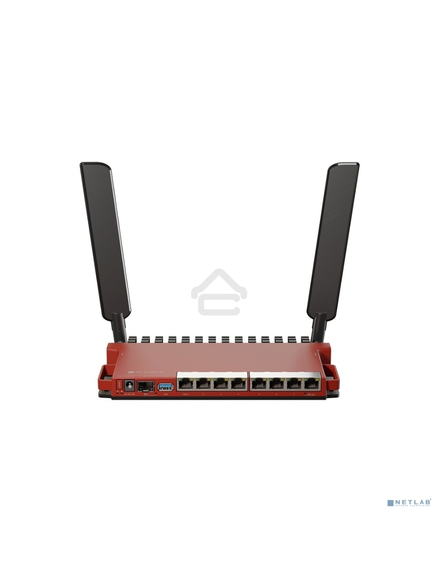 Роутер беспроводной MikroTik L009UiGS-2HaxD-IN AX600 10/100/1000BASE-TX, 2.4Ггц, 8*1Gbit, 1*SFP 2.5Gbit