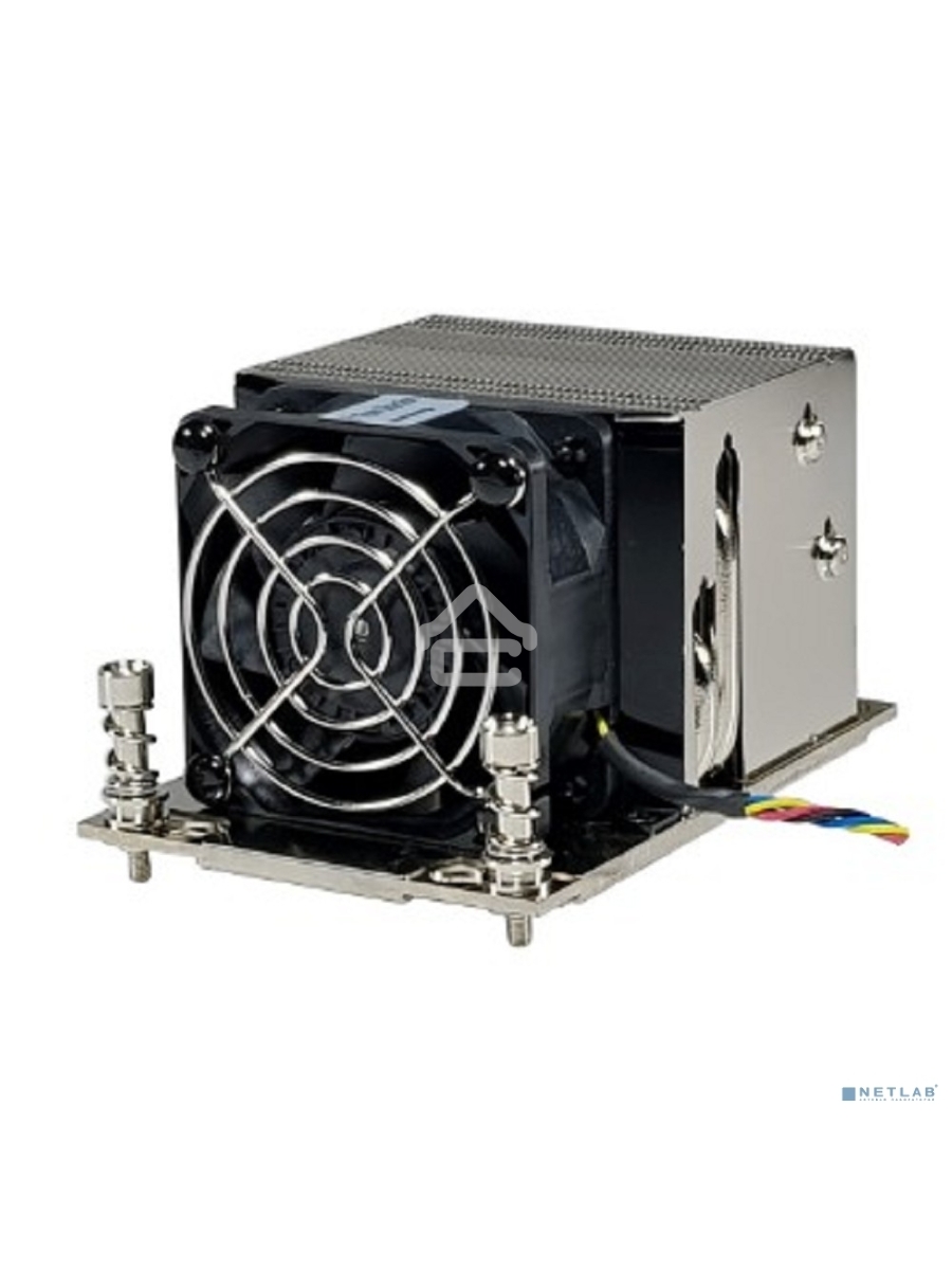Кулер для сервера Ablecom ACL-S20080 серебристый, 60 мм, алюминий/медь, 8400 об/мин, 52 дБ, 4 pin, 290 Вт, 64 мм