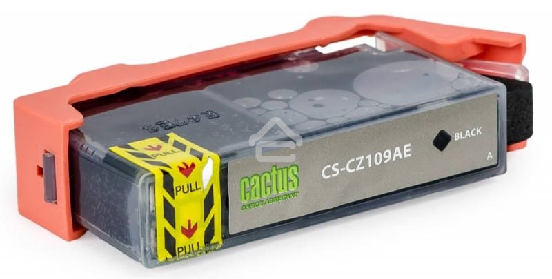 Картридж струйный Cactus CS-CZ109AE №655 черный (21,6 мл) для HP DJ IA 3525/5525/4515/4525