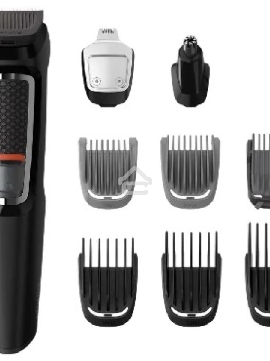 Триммер Philips MG3740/15 черный (насадок в компл:9шт)