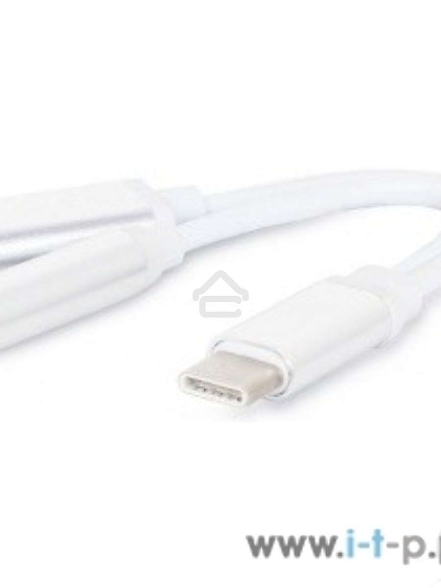 Переходник Cablexpert Переходник USB, USB Type-C/Jack3.5 F+ Type-C F, пакет (CCA-UC3.5F-02-W)