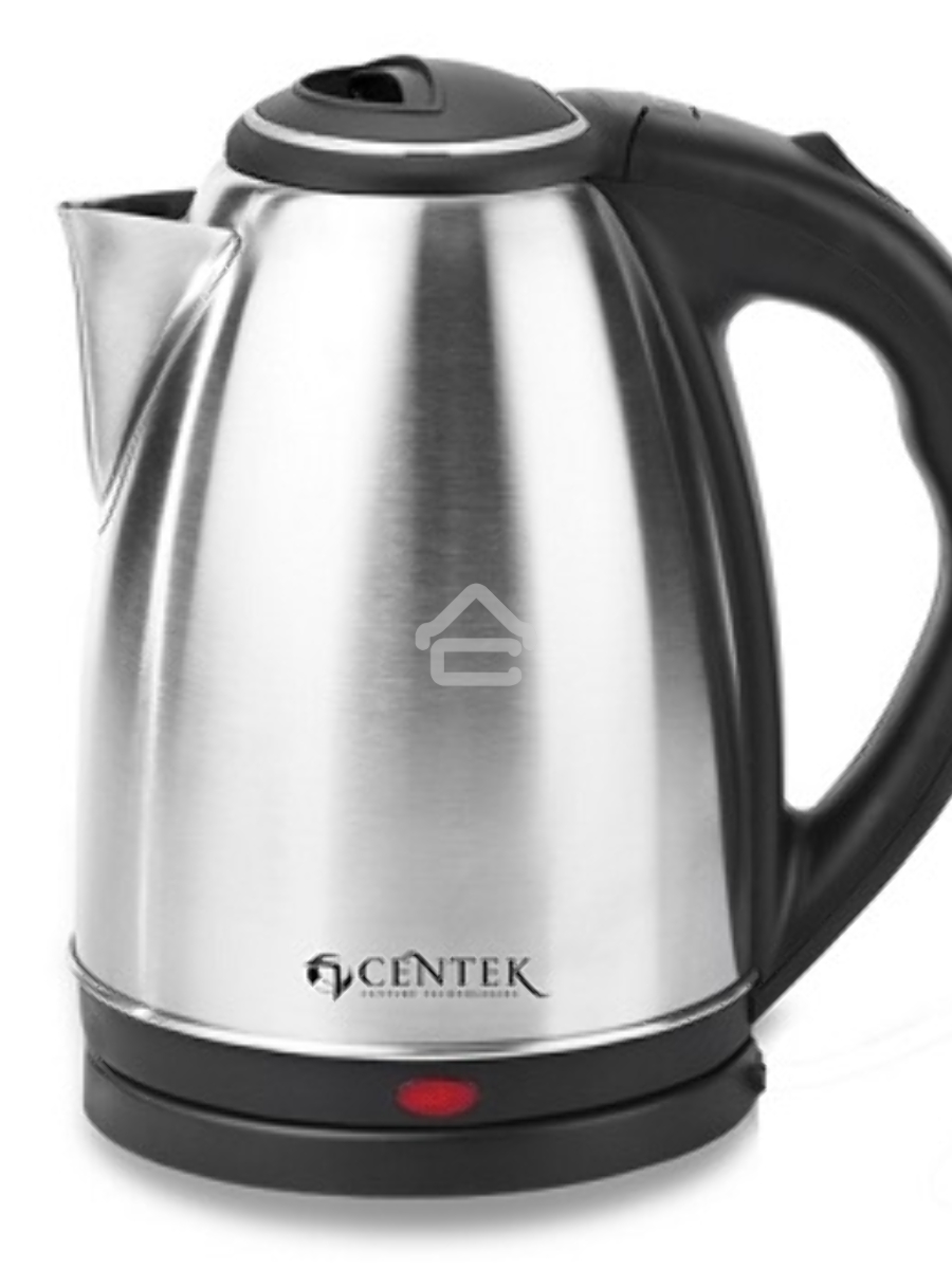 Чайник Centek CT-0035 (матовый) металл 1,5л, 2000W, хромированная вставка на крышке