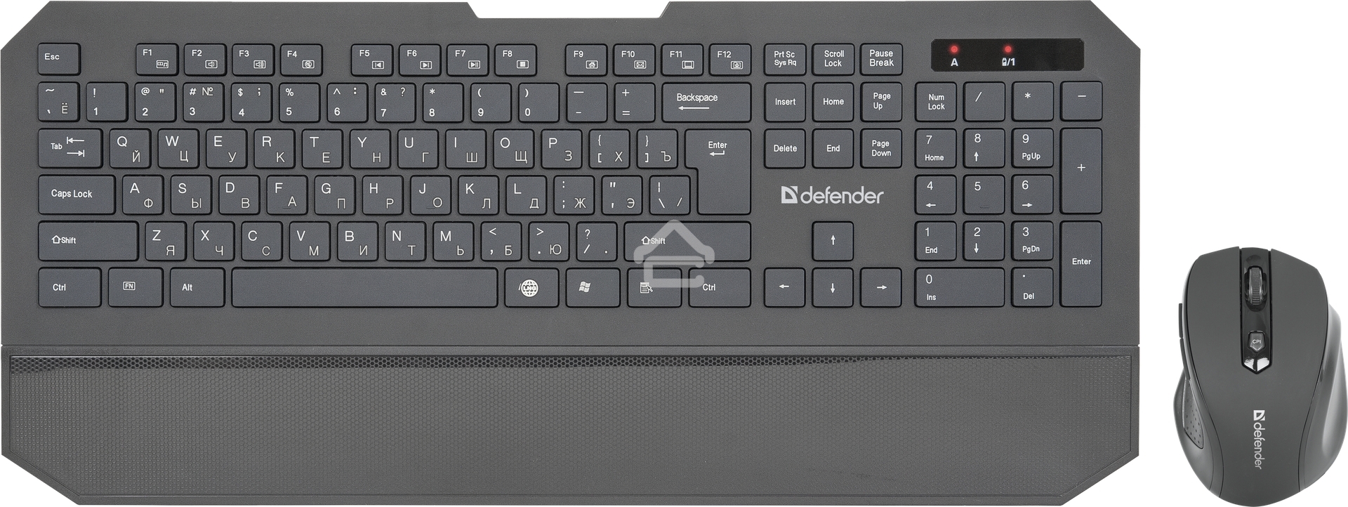 Клавиатура + мышь Defender Berkeley C-925 Nano B черный