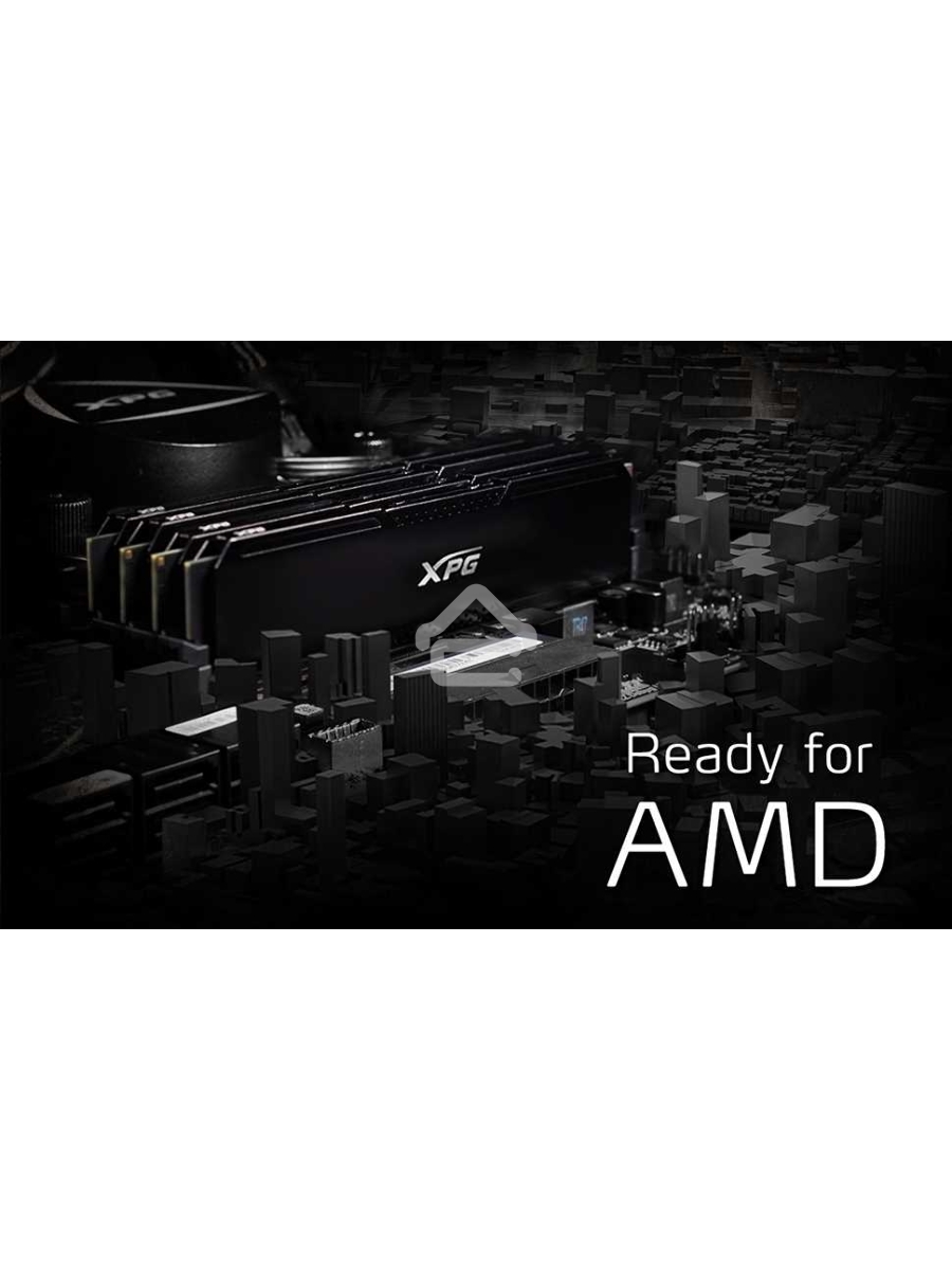 Оперативная память XPG Gammix D20, 32GB (2x16GB), DDR4, 3600MHz, CL18, UDIMM, с радиатором, черный