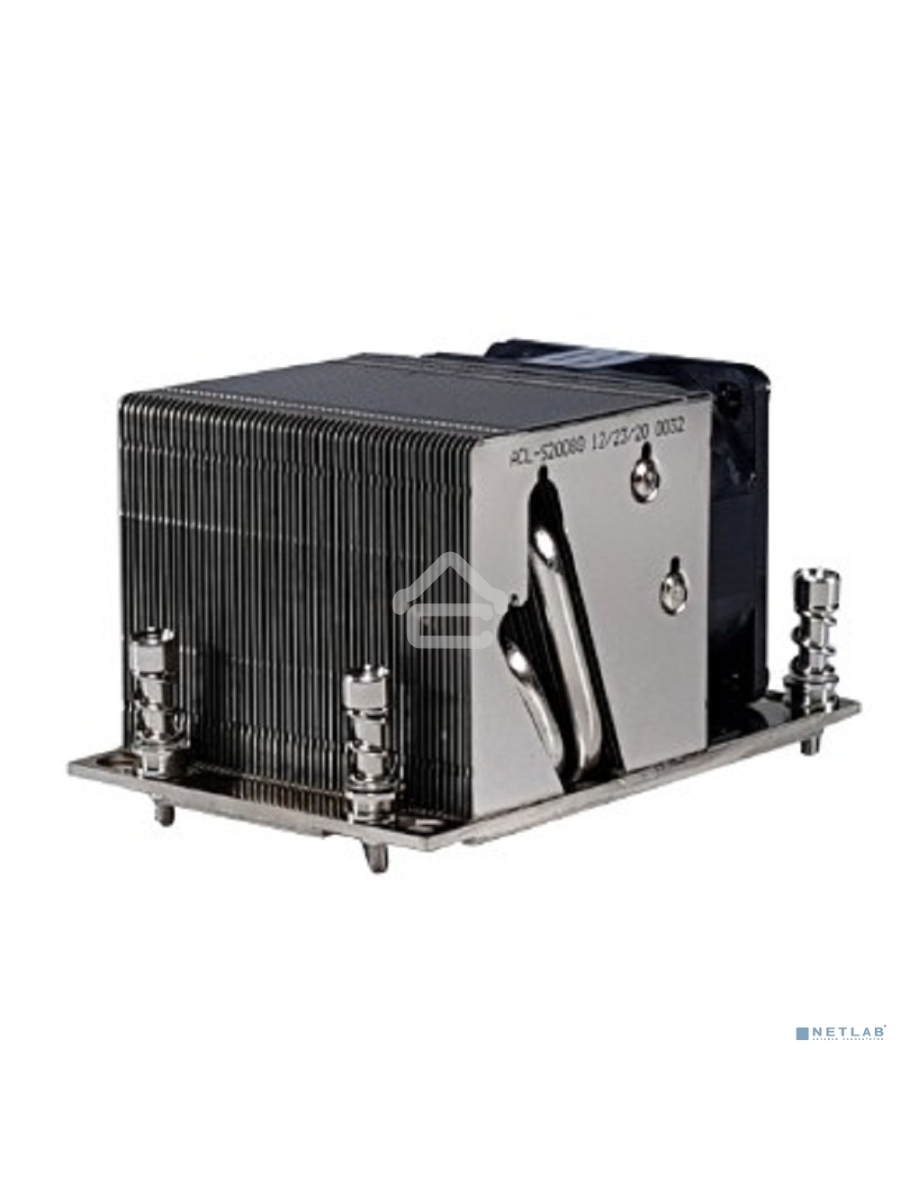 Кулер для сервера Ablecom ACL-S20080 серебристый, 60 мм, алюминий/медь, 8400 об/мин, 52 дБ, 4 pin, 290 Вт, 64 мм
