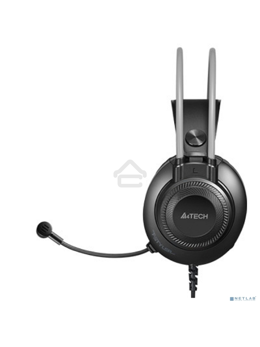 Наушники с микрофоном A4Tech Fstyler FH200i серый 1.8м накладные оголовье (FH200I GREY)
