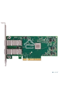 Сетевая карта ConnectX-4 Lx EN network interface card, 25GbE dual-port SFP28, PCIe3.0 x8, tall bracket, SR-IOV, TCP/UDP, MPLS, VxLAN, NVGRE, GENEVE, iSER, NFS RDMA, SMB Direct, ROHS R6