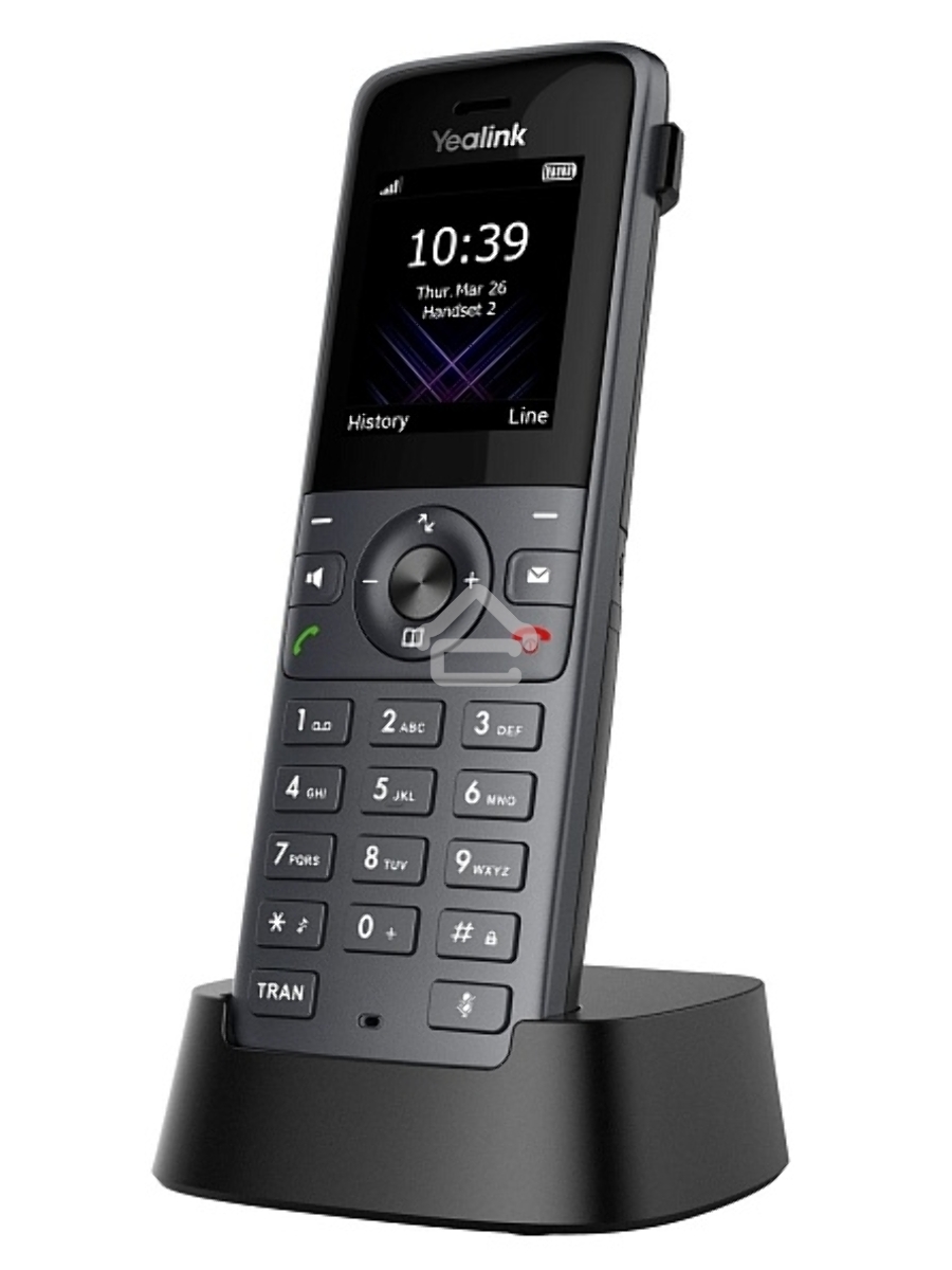 Телефон DECT-трубка Yealink W74H черный