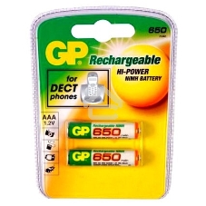 Аккумулятор GP 65AAAHC-2CPCR2/65AAAHC-2DECRC2 (2шт. в уп-ке)