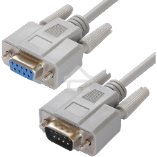 Удлинитель Greenconnect 1.0m RS-232/RS-232 9M/9F, Premium GCR-DB9CM2F-1.0m, серый 30 AWG Greenconnect Удлинитель 1.0m RS-232/RS-232 9M/9F, Premium GCR-DB9CM2F-1.0m, серый 30 AWG