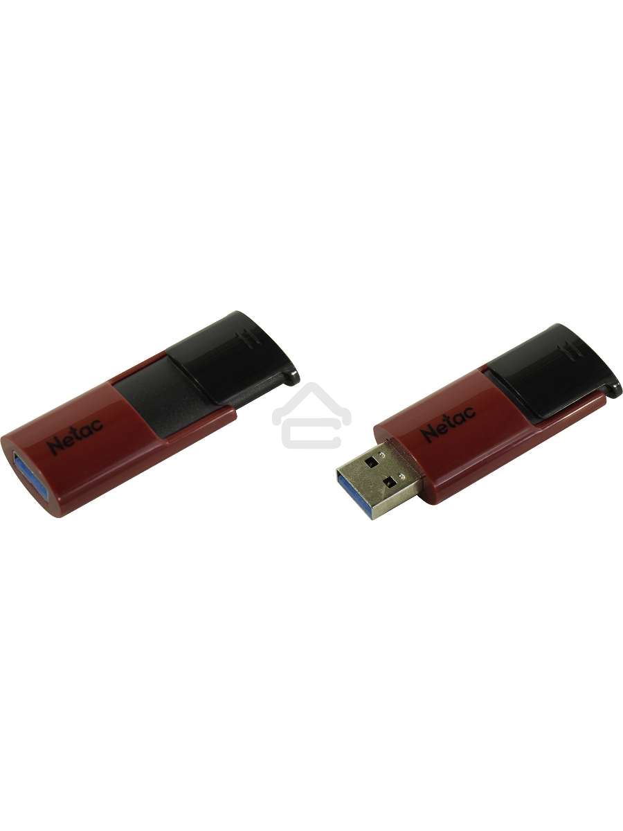 Флеш диск USB Drive Netac U182 NT03U182N-256G-30RE, USB3.0 256GB, retail version, черный/красный