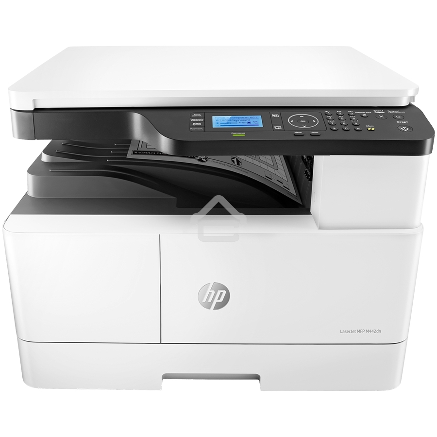 МФУ лазерный HP LaserJet M442dn (8AF71A), A3, ч/б, печ. до 24 стр/мин. (А4) до 13 стр/мин. (А3), 1200 x 1200 dpi (печать) 600x600dpi (скан.), USB, RJ-45