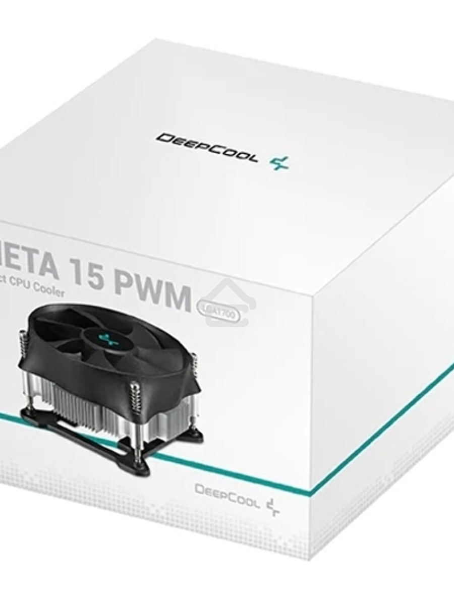 Кулер для процессора DEEPCOOL THETA 15 PWM черный, 100 мм, алюминий, 2800 об/мин, 36 дБ, 4 pin, 65 Вт, 52 мм