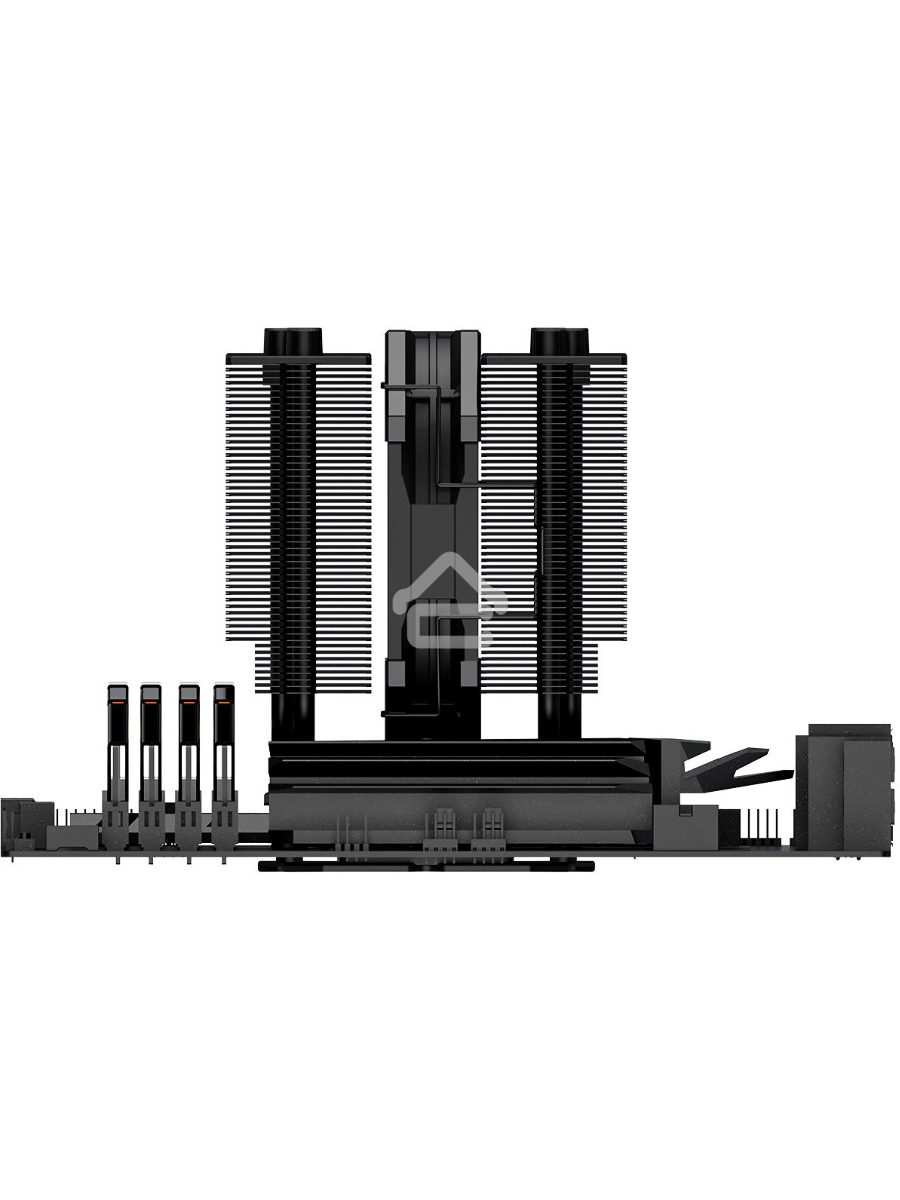Кулер ID-COOLING SE-207-XT SLIM черный 120мм алюминий+медь 1800rpm 35db 4-pin 220W 135мм