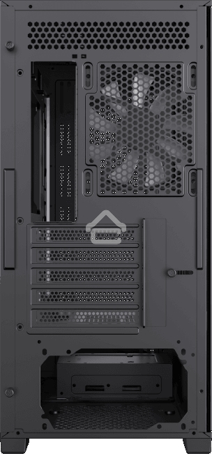 Компьютерный корпус mATX, без блока питания Gamemax Destroyer TGb mATX case, black, w/o psu, w/1xUSB3.0+2xUSB2.0, Combo Audio, w/3x12cm ARGb front fan (1xFN-12A-M6I, 2xFN-12A-S6I), w/1x12cm ARGb rear fan (FN