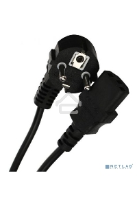 Кабель комп - розетка 220V EU (угловой) 3GX1,5mm2, 1,8m, медь, Telecom