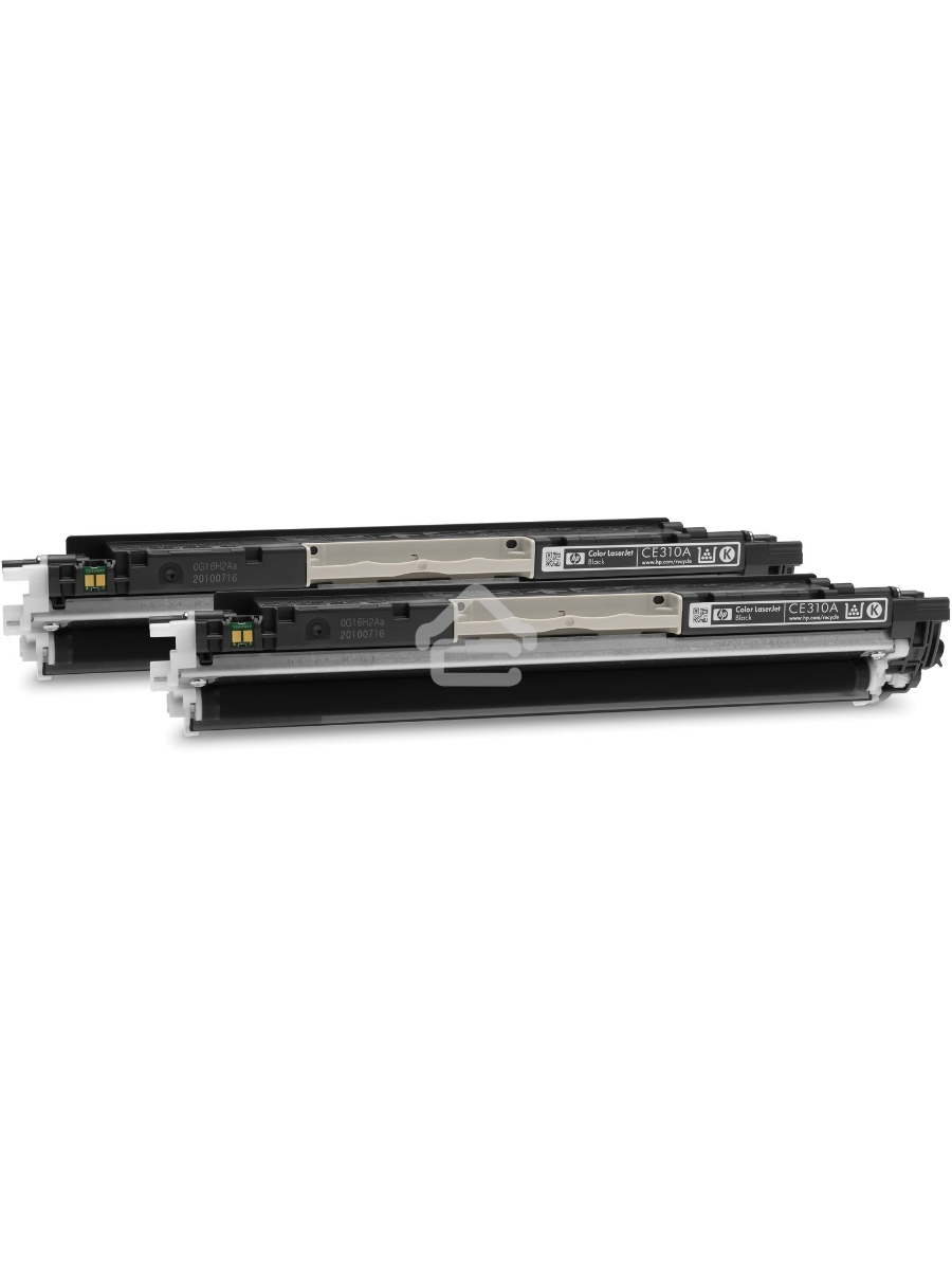 Картридж лазерный HP CE310AD черный двойная упаковка для LaserJet Pro CP102 2 х 1200 стр.