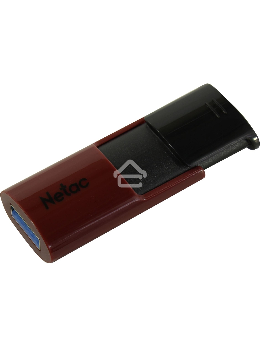 Флеш диск USB Drive Netac U182 NT03U182N-256G-30RE, USB3.0 256GB, retail version, черный/красный
