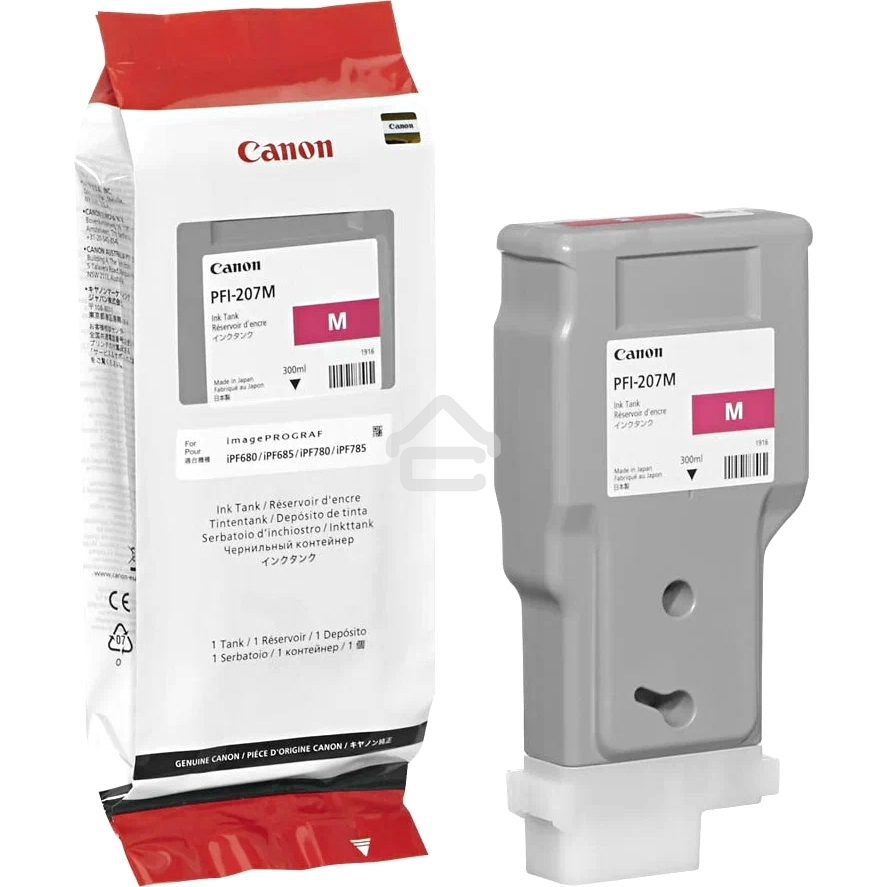 Картридж струйный Canon PFI-207 M пурпурный для для iPF680/685/780/785 300мл (8791B001)