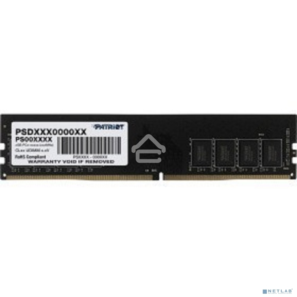 Оперативная память Patriot Signature, DDR4, 8GB (1x8 GB), 3200 MHz, CL22, DIMM