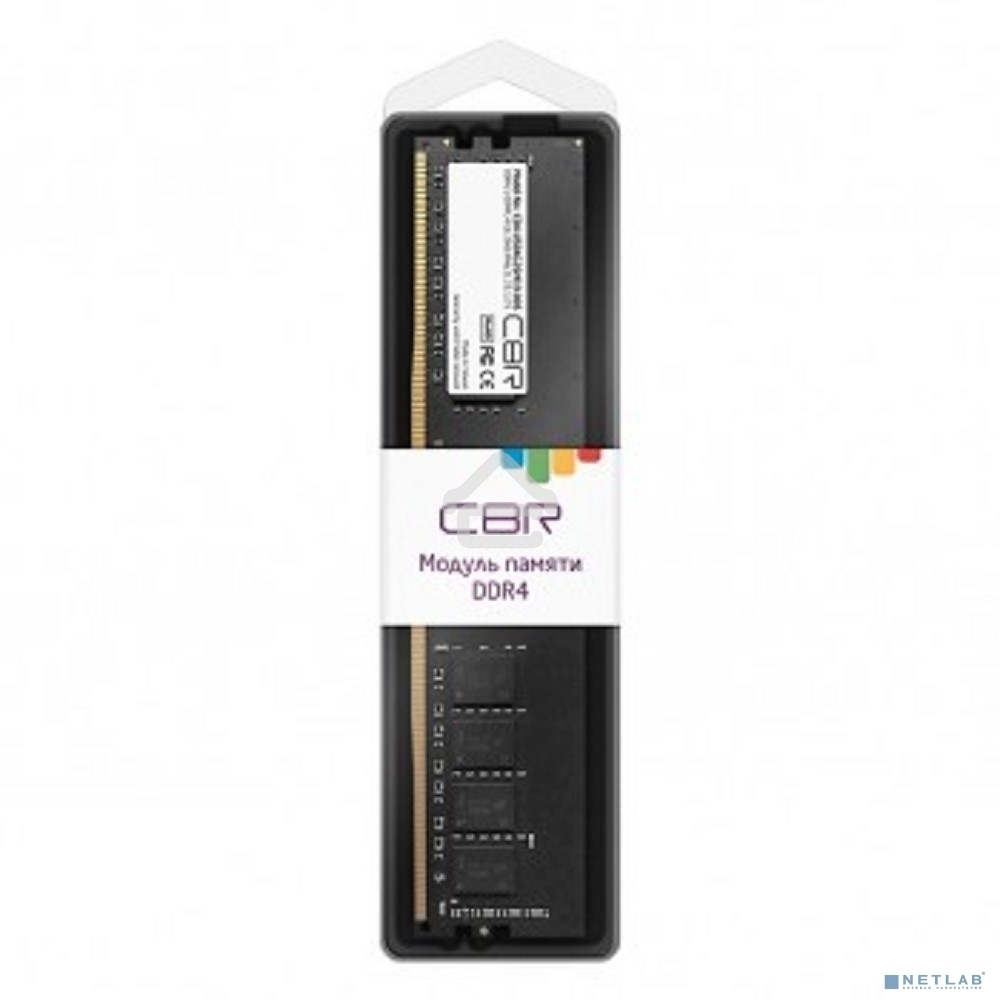 Оперативная память CBR DDR4 DIMM (UDIMM) 4GB CD4-US04G26M19-00S PC4-21300, 2666MHz, CL19, single rank
