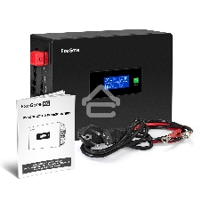 Комплект Источник бесперебойного питания EX295994RUS + батарея 40Aч EX282979RUS 2шт (инвертор, синус, для котла, PF=1, настенный) ExeGate IdealSine SR-1500.LCD.2SH  <1500VA/1500W, чистая синусоида, цветной LCD-дисплей, 2*Schuko, крепление настенное, черны