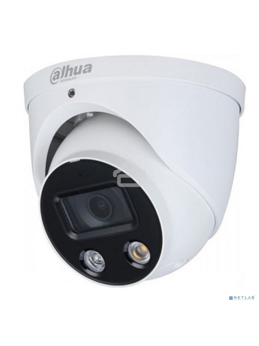 Камера видеонаблюдения IP Dahua DH-IPC-HDW3449HP-AS-PV-0280B-S5 2.8-2.8мм цв. корп.:белый/черный (DH-IPC-HDW3449HP-AS-PV-0280B)