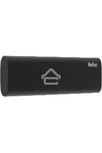 Накопитель SSD External Netac 2.0Tb Z SLIM <NT01ZSLIM-002T-32BK> (USB3.2, up to 520/480MBs, 100х29.5х9mm, Black)