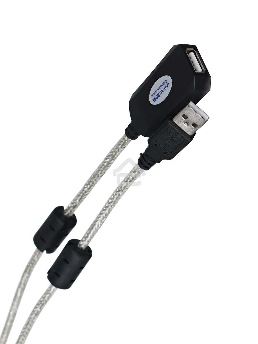 Кабель VCOM VUS7049-20M Кабель-адаптер USB2.0-repeater, удлинительный активный <Am-->Af> 20м