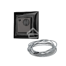 Терморегулятор механический Rexant RX-308B черный (совместим с Legrand серии Valena)