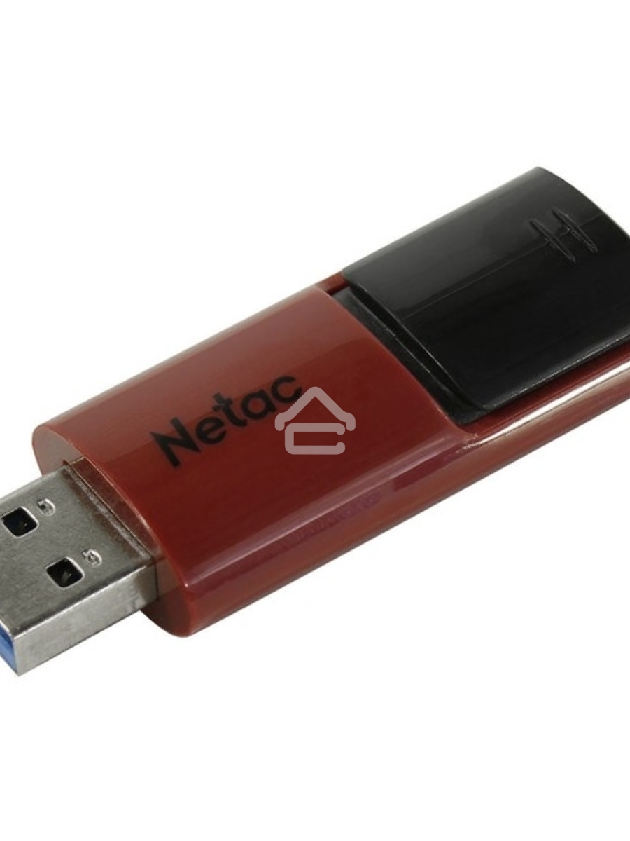 Флеш диск USB Drive Netac U182 NT03U182N-256G-30RE, USB3.0 256GB, retail version, черный/красный