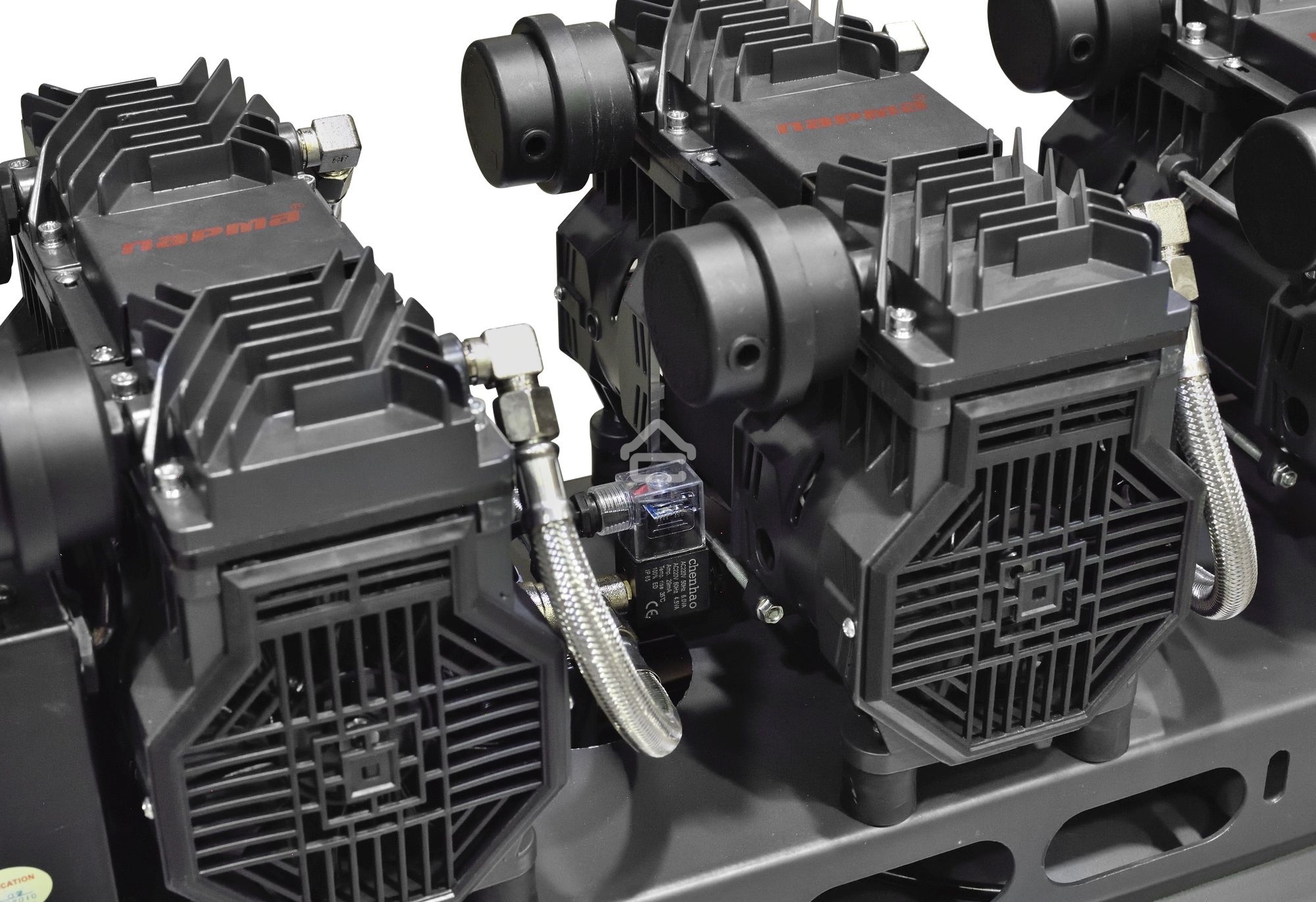 Компрессор поршневой Парма БМ K-4500/100БМ масляный 711л/мин 100л 4500Вт серый/черный