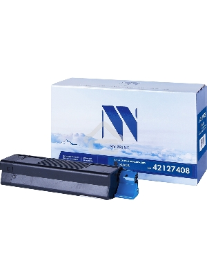 Картридж NV Print совместимый Oki C5100/5200/5300/5400 Black для C5100/5200/5300/5400 42127408 (5000k)