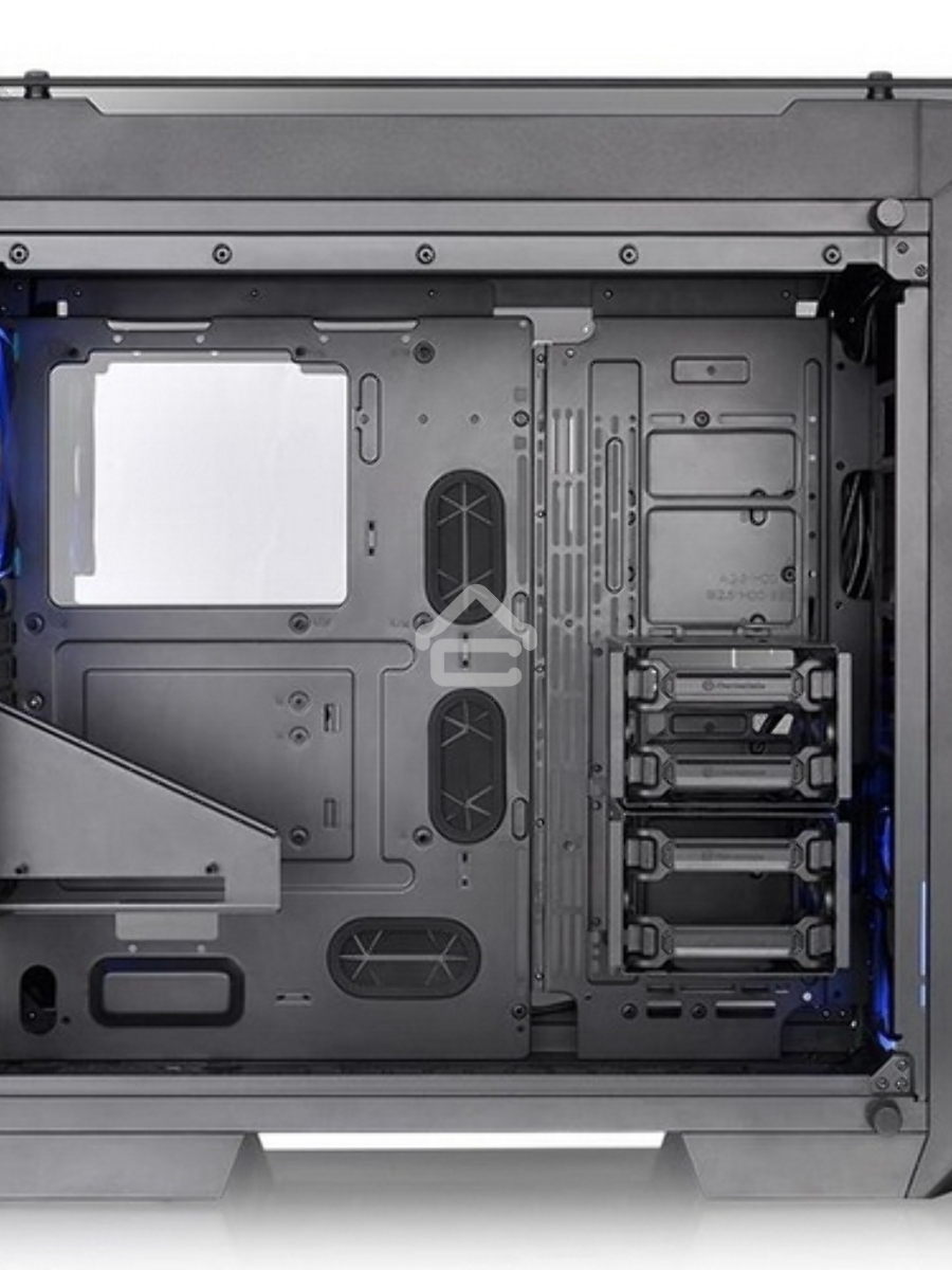 Корпус View 71 TG (840574) CA-1I7-00F1WN-00 /Black/Win/SPCC/Tempered Glass*4/Color Box/Riing 140mm Blue Fan*2