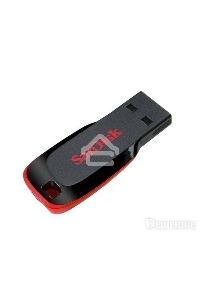 Флеш диск Sandisk 8Gb Cruzer Blade SDCZ50-008G-B35 USB2.0 черный
