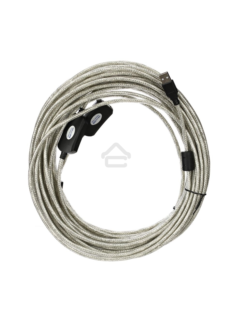 Кабель VCOM VUS7049-20M Кабель-адаптер USB2.0-repeater, удлинительный активный <Am-->Af> 20м