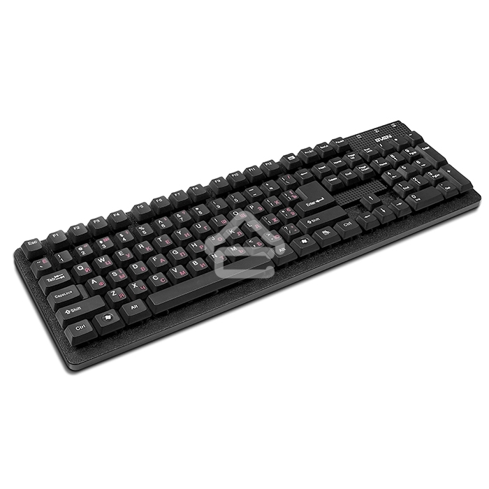 Клавиатура проводная Keyboard SVEN Standard 301 USB черная SV-03100301UB