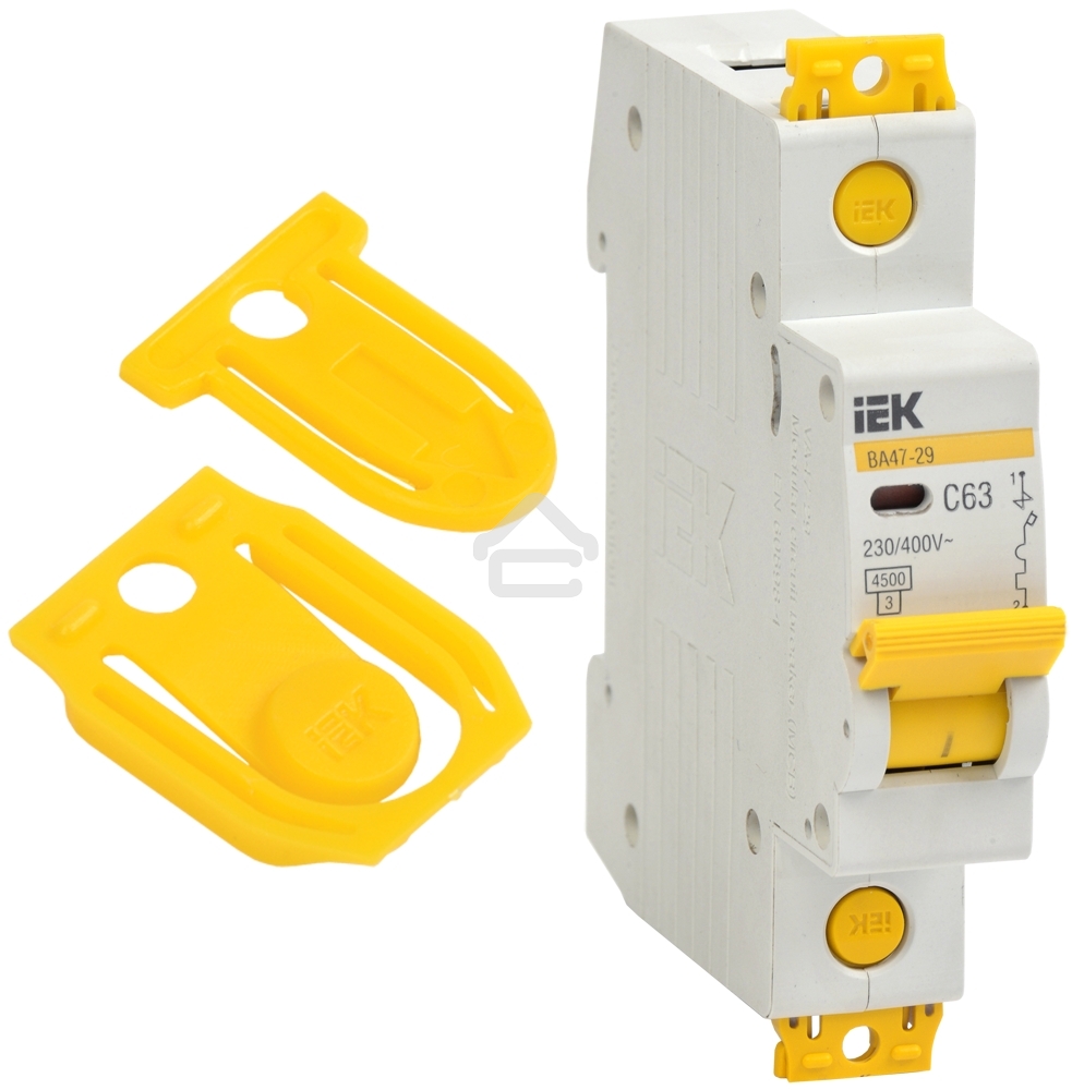 Заглушка для пломбировки ВА47-29 IEK Iek MVA20D-UBV-3