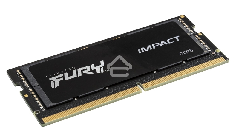 Оперативная память Kingston Fury Impact, DDR5, 16GB (1x16GB), 4800MHz, CL38, SO-DIMM