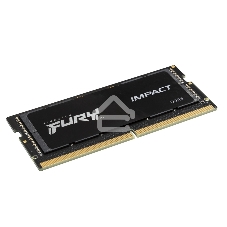 Оперативная память Kingston Fury Impact, DDR5, 16GB (1x16GB), 4800MHz, CL38, SO-DIMM