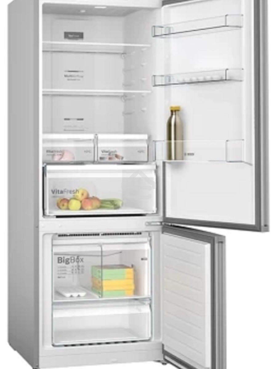 Холодильник Bosch KGN55VL21U нержавеющая сталь двухкамерный 400/105л морозилка снизу