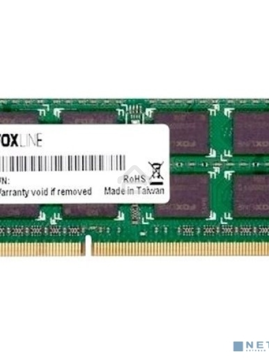 Оперативная память Foxline, DDR4, 16GB (1x16 GB), 3200 MHz, CL22, SO-DIMM