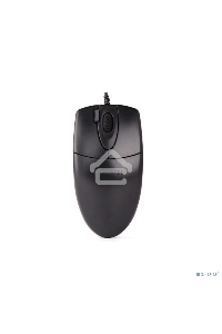 Мышь проводная A4Tech OP-620DS черный, 1000 dpi, USB, кнопки - 4