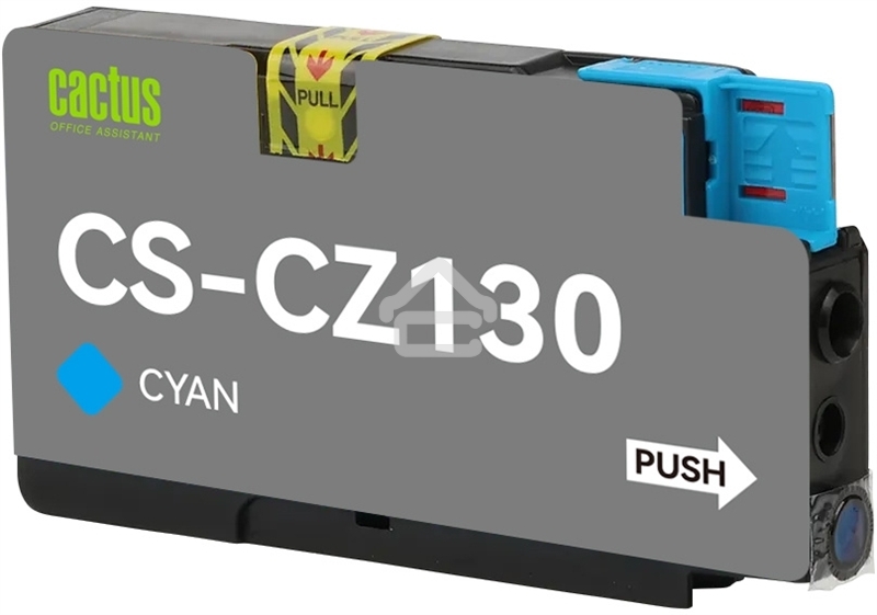 Картридж струйный Cactus CS-CZ130 №711 голубой (26 мл) для HP DesignJet T120/T520
